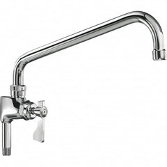 Krowne - Base Mount, Low Arc Add-On Faucet for Pre-Rinse Units - One Handle, Blade Handle, Swing Spout and Nozzle, No Drain - Exact Tooling