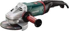 Metabo - 7" Wheel Diam, 8,500 RPM, Corded Angle & Disc Grinder - 5/8-11 Spindle - Exact Tooling