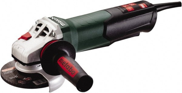 Metabo - 6" Wheel Diam, 9,600 RPM, Corded Angle & Disc Grinder - 5/8-11 Spindle, 120 Volts, 10.5 Amps - Exact Tooling