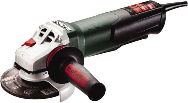 Metabo - 5" Wheel Diam, 11,000 RPM, Corded Angle & Disc Grinder - 5/8-11 Spindle, 120 Volts, 13.5 Amps - Exact Tooling