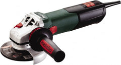 Metabo - 5" Wheel Diam, 2,800 to 11,000 RPM, Corded Angle & Disc Grinder - 5/8-11 Spindle, 120 Volts, 13.5 Amps - Exact Tooling