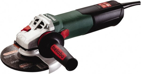 Metabo - 6" Wheel Diam, 8,500 RPM, Corded Angle & Disc Grinder - 5/8-11 Spindle, 120 Volts, 13.5 Amps - Exact Tooling