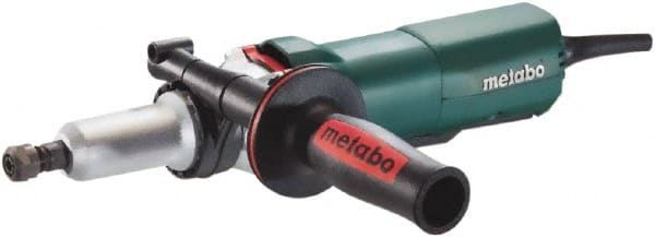 Metabo - 1/4 Inch Collet, 2,500 to 8,700 RPM, Straight, Electric Die Grinder - 120 Volt, 8.5 Amp, 8 Ft. Long Cord - Exact Tooling