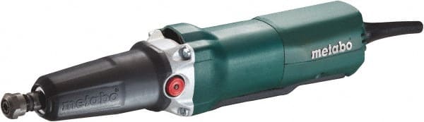 Metabo - 1/4 Inch Collet, 10,000 to 30,500 RPM, Straight, Electric Die Grinder - 120 Volt, 6.4 Amp, 8 Ft. Long Cord - Exact Tooling