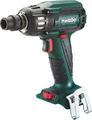 Metabo - 1/2" Drive 18 Volt Pistol Grip Cordless Impact Wrench & Ratchet - 2,150 RPM, 295 Ft/Lb Torque, Lithium-Ion Batteries Not Included - Exact Tooling