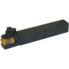Tool-Flo - External Thread, Right Hand Cut, 16mm Shank Width x 16mm Shank Height Indexable Threading Toolholder - 125mm OAL, FL 3R Insert Compatibility, FLASR Toolholder, Series Flo-Lock - Exact Tooling
