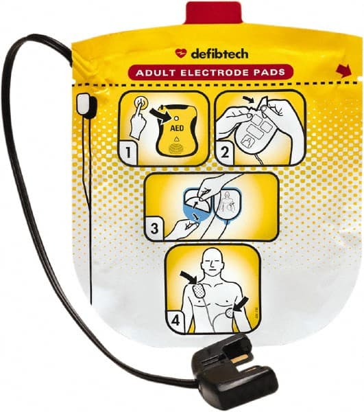 Defibtech - Adult CPR Pad - Compatible With Lifeline VIEW AED - Exact Tooling