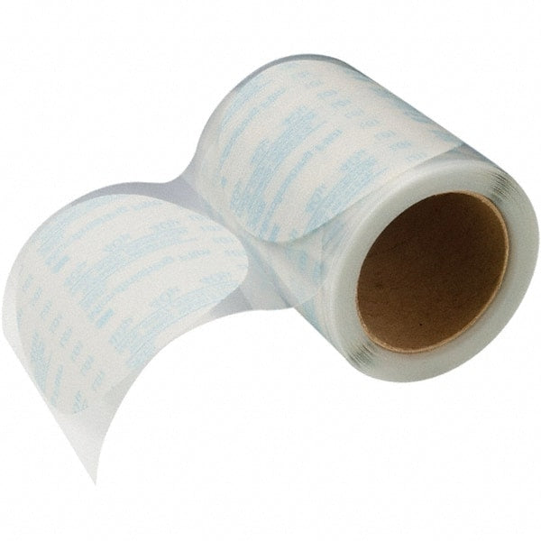 3M - 5" Diam, 40 Grit µ Aluminum Oxide Adhesive PSA Disc - Super Fine Grade, Blue, Polyester Backing, Flexible, Use with Random Orbital Sanders - Exact Tooling