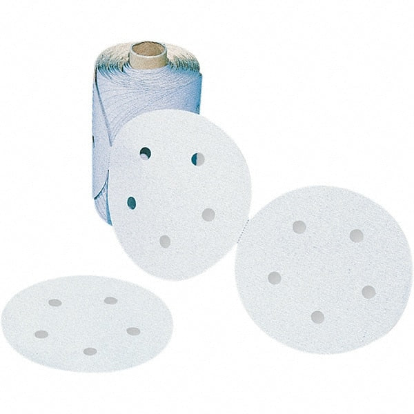 3M - 3-1/4" Diam, 240 Grit Silicon Carbide Adhesive PSA Disc - Very Fine Grade, Gray, Paper Backing, Flexible, Use with Hand Sanding - Exact Tooling