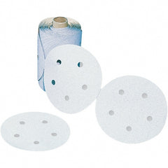 3M - 3-1/4" Diam, 240 Grit Silicon Carbide Adhesive PSA Disc - Very Fine Grade, Gray, Paper Backing, Flexible, Use with Hand Sanding - Exact Tooling