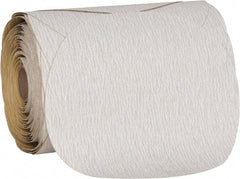 3M - 6" Diam, 150 Grit Aluminum Oxide Adhesive PSA Disc - Very Fine Grade, Gold, Paper Backing, Flexible, Use with Random Orbital Sanders - Exact Tooling