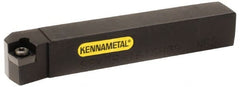 Kennametal - SVJB, Left Hand Cut, 3° Lead Angle, 20mm Shank Height x 20mm Shank Width, Neutral Rake Indexable Turning Toolholder - 125mm OAL, VB..1604.. Insert Compatibility, Series Screw-On - Exact Tooling