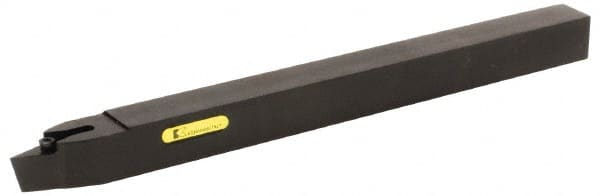 Kennametal - SVVB, Neutral Cut, 0° Lead Angle, 12mm Shank Height x 12mm Shank Width, Neutral Rake Indexable Turning Toolholder - 160mm OAL, VB..1103.. Insert Compatibility, Series Screw-On - Exact Tooling
