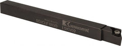 Kennametal - SDJC, Left Hand Cut, 3° Lead Angle, 1/2" Shank Height x 1/2" Shank Width, Neutral Rake Indexable Turning Toolholder - 6" OAL, DC..32.5. Insert Compatibility, Series Screw-On - Exact Tooling
