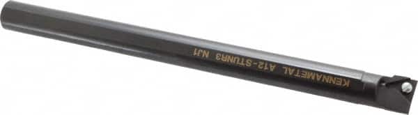 Kennametal - 23.62mm Min Bore Diam, 10" OAL, 3/4" Shank Diam, A-STUN Indexable Boring Bar - T321P Insert, Screw Holding Method - Exact Tooling