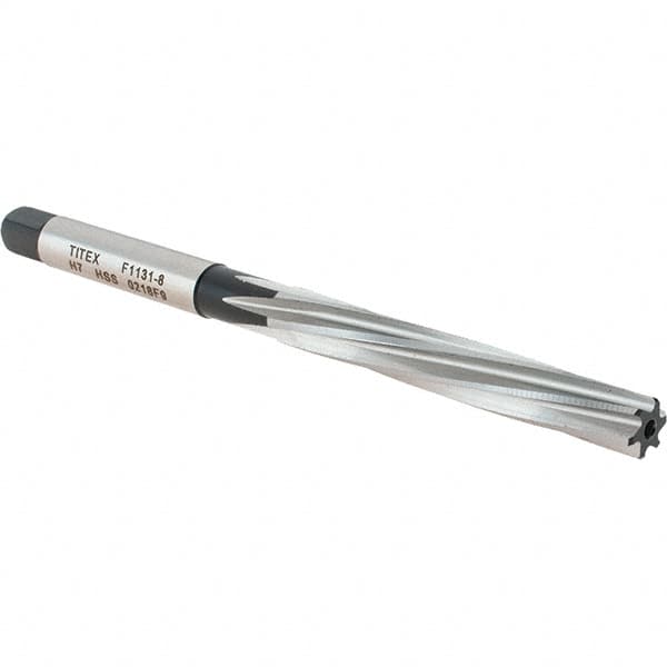 Walter-Titex - 0.315" Diam, Straight Shank, 58mm Flute, Hand Reamer - Exact Tooling