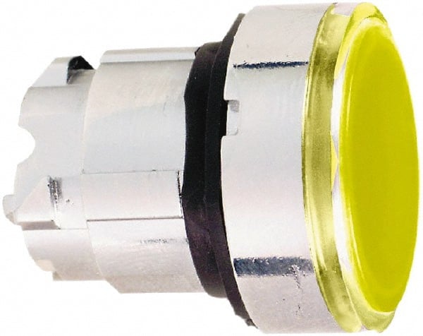 Schneider Electric - 22mm Mount Hole, Flush, Pushbutton Switch Only - Round, Orange Pushbutton, Nonilluminated, Momentary (MO) - Exact Tooling
