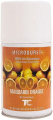 Rubbermaid - 5.3 oz Air Freshener Dispenser Aerosol Refill - Mandarin Orange, Compatible with Microburst 9000 Dispensers - Exact Tooling