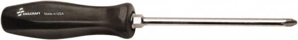 Ability One - #3, 6" OAL, Standard Phillips Screwdriver - 6" Blade Length, Round Shank, Ergonomic Handle - Exact Tooling