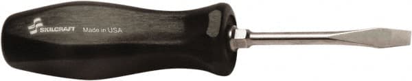 Ability One - Standard Slotted Screwdriver - Round Shank, Ergonomic Handle - Exact Tooling