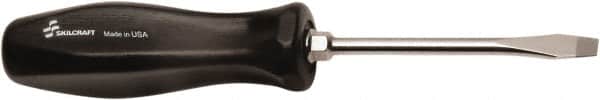 Ability One - Standard Slotted Screwdriver - Round Shank, Ergonomic Handle - Exact Tooling