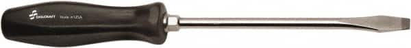 Ability One - Standard Slotted Screwdriver - Round Shank, Ergonomic Handle - Exact Tooling