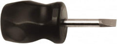 Ability One - Standard Slotted Screwdriver - Round Shank, Ergonomic Handle - Exact Tooling