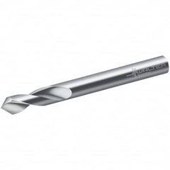 Walter-Titex - 8mm Body Diam, 90°, 79mm OAL, High Speed Steel Spotting Drill - Exact Tooling