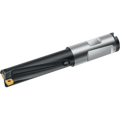 Walter - 64mm Max Drill Depth, 4xD, 16mm Diam, Indexable Insert Drill - 2 Inserts, 16mm Shank Diam, Combination Shank - Exact Tooling