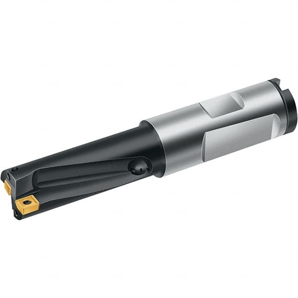 Walter - 28mm Max Drill Depth, 2xD, 14mm Diam, Indexable Insert Drill - 2 Inserts, 16mm Shank Diam, Combination Shank - Exact Tooling