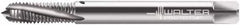 Walter-Prototyp - M8x1.00 Metric Fine 3 Flute 6HX Modified Bottoming Spiral Flute Tap - Powdered Metal, Bright Finish, 90mm OAL, Right Hand Flute, Right Hand Thread, Series 214101 - Exact Tooling