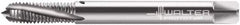 Walter-Prototyp - M3x0.50 Metric 3 Flute 6HX Modified Bottoming Spiral Flute Tap - Powdered Metal, Bright Finish, 56mm OAL, Right Hand Flute, Right Hand Thread, Series 204101 - Exact Tooling