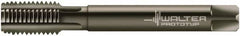 Walter-Prototyp - M14x1.50 Metric Fine 6HX 4 Flute Nitride/Oxide Finish Powdered Metal Straight Flute Machine Tap - Modified Bottoming, Right Hand Thread, 100mm OAL, 21mm Thread Length, Oversize - Exact Tooling