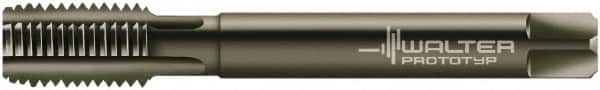 Walter-Prototyp - M14x2.00 Metric 6HX 4 Flute Nitride/Oxide Finish Powdered Metal Straight Flute Machine Tap - Modified Bottoming, Right Hand Thread, 110mm OAL, 25mm Thread Length, Oversize - Exact Tooling