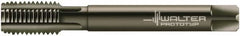 Walter-Prototyp - M14x2.00 Metric 6HX 4 Flute Nitride/Oxide Finish Powdered Metal Straight Flute Machine Tap - Modified Bottoming, Right Hand Thread, 110mm OAL, 25mm Thread Length, Oversize - Exact Tooling
