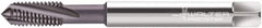 Walter-Prototyp - M3.5x0.60 Metric 3 Flute 6HX Modified Bottoming Spiral Flute Tap - Powdered Metal, AlCrN Finish, 56mm OAL, Right Hand Flute, Right Hand Thread, Series 2041663 - Exact Tooling