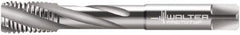Walter-Prototyp - M12x1.75 Metric 4 Flute 6HX Modified Bottoming Spiral Flute Tap - Powdered Metal, Bright Finish, 110mm OAL, Right Hand Flute, Right Hand Thread, Series 204607 - Exact Tooling