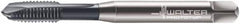 Walter-Prototyp - M4x0.70 Metric, 3 Flute, TiCN Finish, Powdered Metal Spiral Point Tap - Plug Chamfer, Right Hand Thread, 63mm OAL, 12mm Thread Length, 4.5mm Shank Diam, 6H Class of Fit, Series 7021366 - Exact Tooling