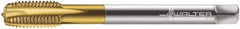 Walter-Prototyp - M14x2.00 Metric, 3 Flute, TiN Finish, Powdered Metal Spiral Point Tap - Plug Chamfer, Right Hand Thread, 110mm OAL, 25mm Thread Length, 11mm Shank Diam, 6H Class of Fit, Series 7026365 - Exact Tooling