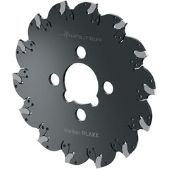 Walter - Arbor Hole Connection, 0.1575" Cutting Width, 2.2835" Depth of Cut, 200mm Cutter Diam, 1.5748" Hole Diam, 19 Tooth Indexable Slotting Cutter - F5055.B Toolholder, SX-4E Insert, Right Hand Cutting Direction - Exact Tooling
