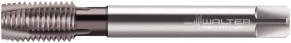 Walter-Prototyp - M16x2.00 Metric, 4 Flute, Hardlube Finish, Powdered Metal Spiral Point Tap - Plug Chamfer, Left Hand Thread, 110mm OAL, 25mm Thread Length, 12mm Shank Diam, 6GX Class of Fit, Series EP2026382 - Exact Tooling