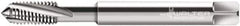 Walter-Prototyp - 3/8-16 UNC 3 Flute 3B Modified Bottoming Spiral Flute Tap - Powdered Metal, Bright Finish, 100mm OAL, Right Hand Flute, Right Hand Thread, Series 224164 - Exact Tooling