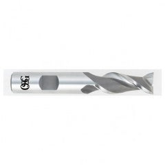 1-3/4 Dia. x 4-1/2 Overall Length 2-Flute Square End HSS-CO SE End Mill-Round Shank-Center Cutting-Uncoated - Exact Tooling