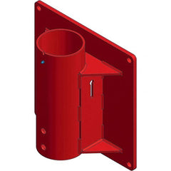 THERN - Davit Crane Bases Base Type: Wall Mount Base Finish/Coating: Red Powder Coat - Exact Tooling