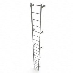TRI-ARC - Rolling & Wall Mounted Ladders & Platforms Type: Fixed Ladder Style: Safety Cage - Exact Tooling