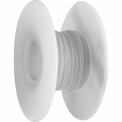 OK Industries - 30 AWG, 1 Strand, 304 m OAL, Copper Hook Up Wire - White Kynar Jacket - Exact Tooling