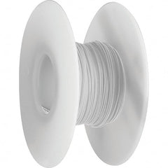 OK Industries - 30 AWG, 1 Strand, 304 m OAL, Copper Hook Up Wire - White Kynar Jacket - Exact Tooling
