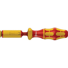 Wera - 1 Piece, 1.2 to 3 N/m, Ergo Cushion Grip Driver Adjustable Torque Limiting Screwdriver - 9mm Drive - Exact Tooling