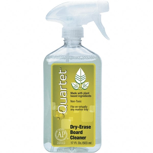 Quartet - 17 oz Spray Bottle White Board & Dry Erase Board Cleaner - For Use with Dry Erase Marker Boards - Exact Tooling
