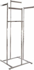 ECONOCO - Chrome 4-Way Display Rack - 71" High - Exact Tooling